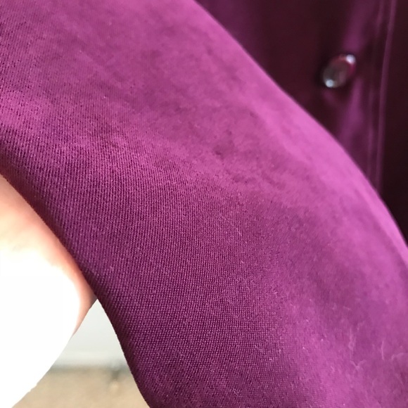 Suede Like Plum Top/Jacket - Picture 8 of 8